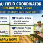 CAU Field Coordinator Recruitment