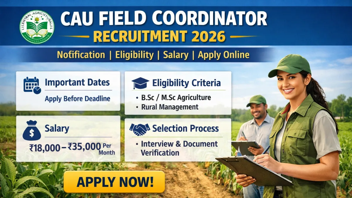 CAU Field Coordinator Recruitment