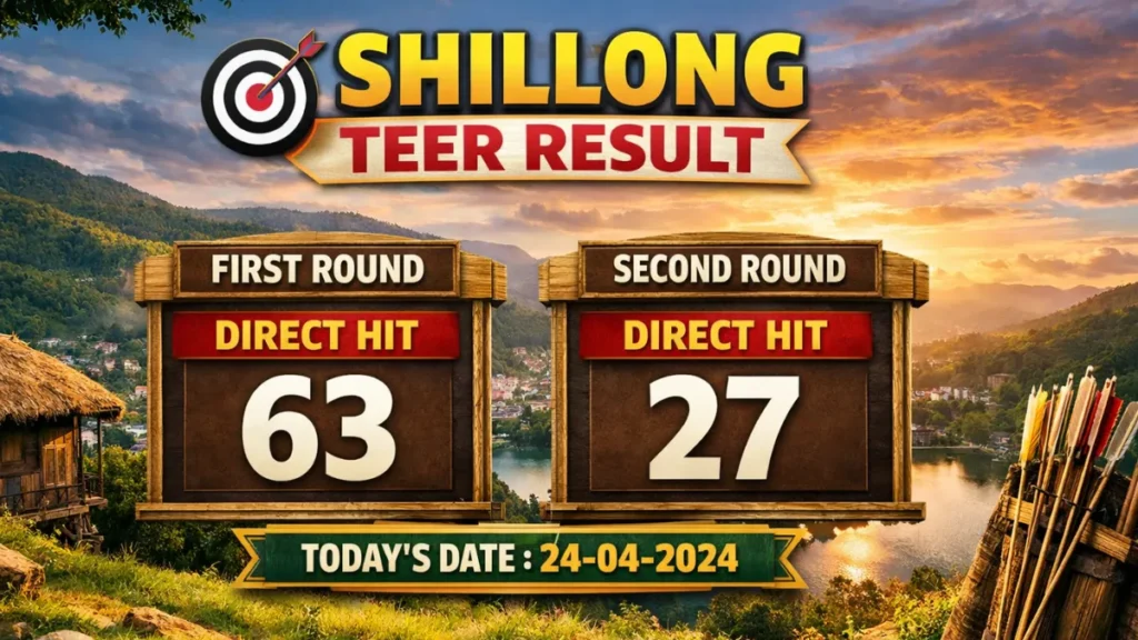 Shillong Teer Result Today